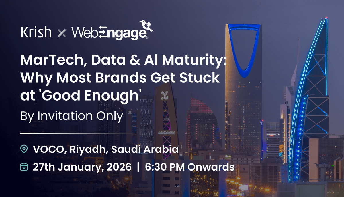 MarTech, Data & AI Maturity Roundtable – Riyadh MarTech, Data & AI Maturity Roundtable – Riyadh