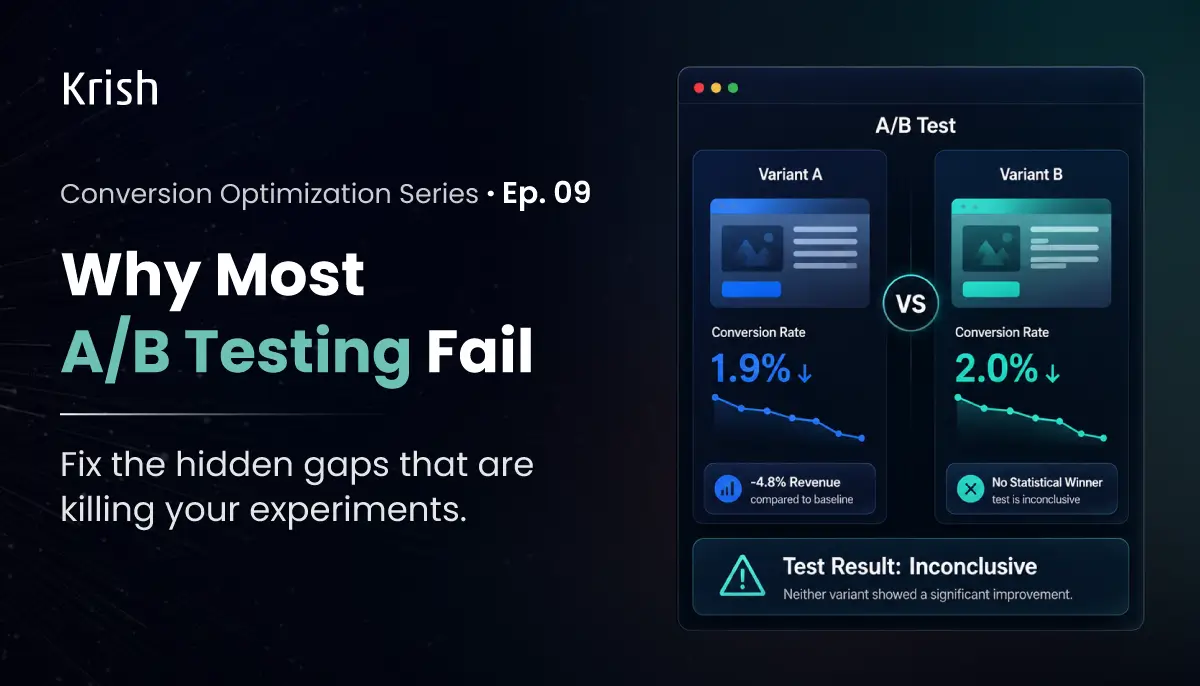 Why Most AB Testing Fail